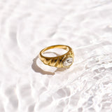Oval Stone Dome Ring